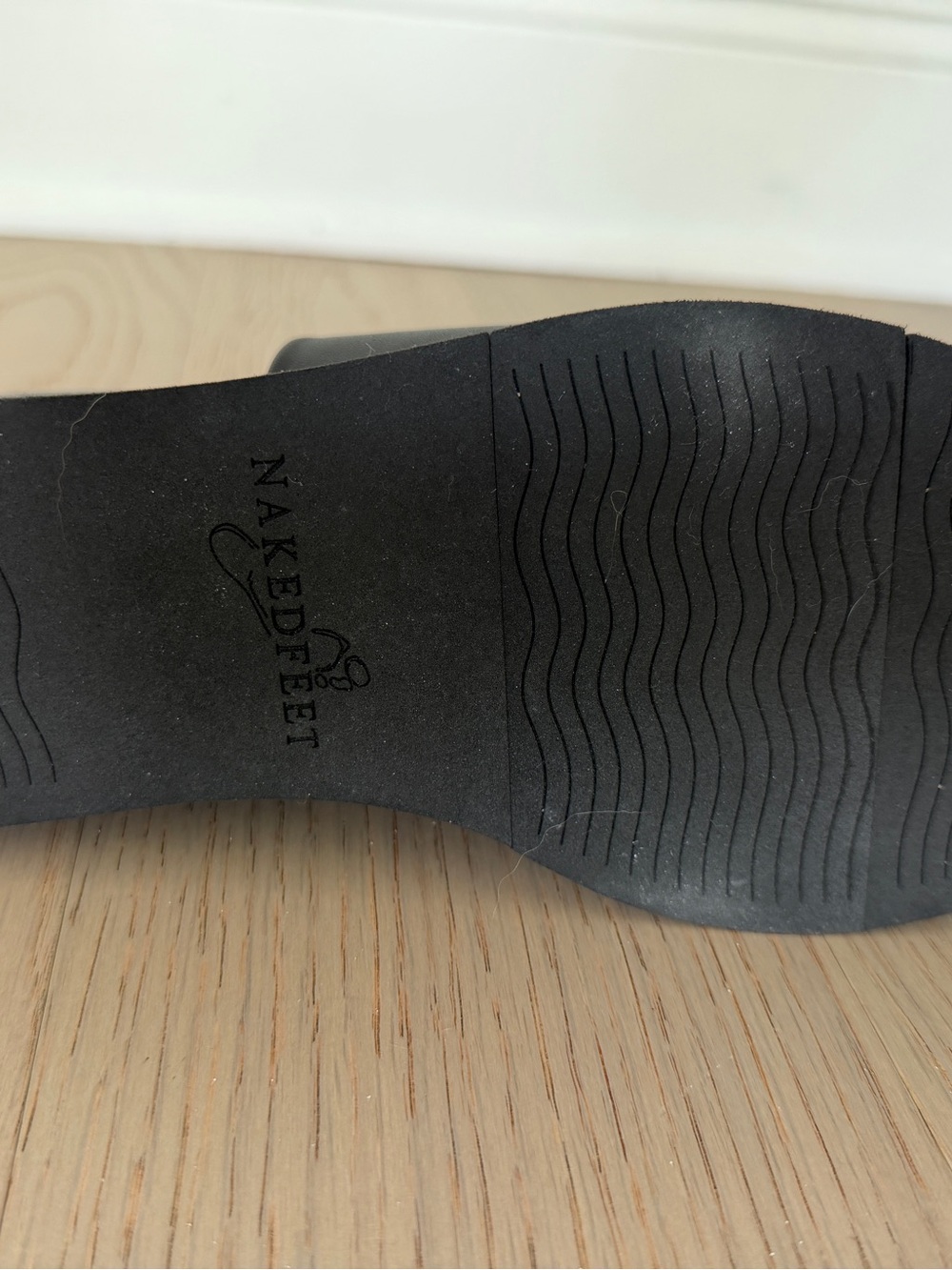 Naked Feet Black Infinity Sandals - Picture 6 of 7